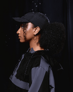 Black Waterproof Satin Lined Dad Hat