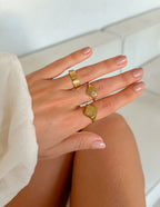 Floral Signet Ring