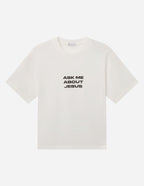 Ask Me About Jesus Heavyweight Tee
