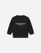 Kingdom Club Black Kids Crewneck