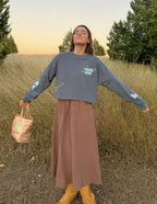 Made New Cropped LS Women's Tee