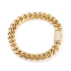 Hip-hop zircon stainless steel zircon necklace