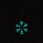 Winter rotating snowflake luminous oil drop pendant