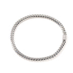 Hip-hop zircon stainless steel zircon necklace