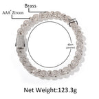 15mm Diamond Geometric Infinity Cuban Chain