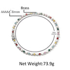 Creative multicolored pearl necklace
