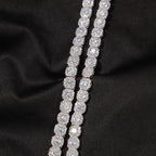 Hip-hop 9mm zircon-encrusted rock candy bracelet