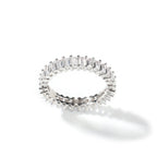 Cool and handsome men's hip-hop diamond-encrusted five-piece ring set