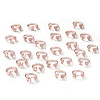 Hip-hop zircon-encrusted 26 English letters ring