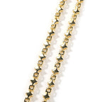 Star zircon tennis chain necklace
