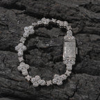 10mm cross flower star bracelet with micro-inlaid zircon