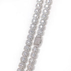 Hip-hop 9mm zircon-encrusted rock candy bracelet